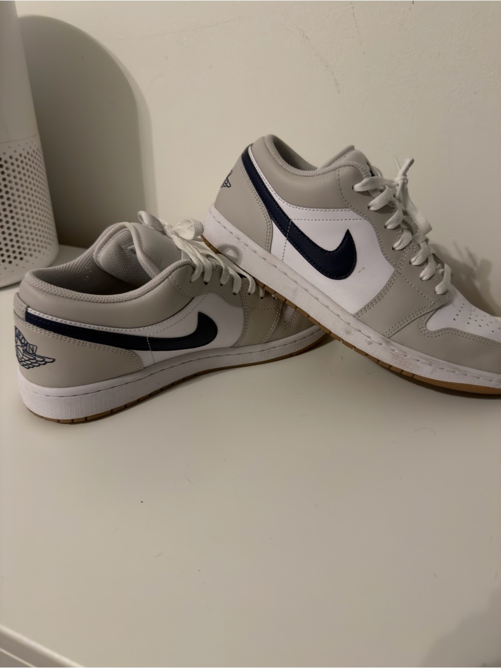 Nike Joran 1 Low-Top Sneakers White Gray Navy
